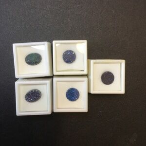 Peacock Dusty Quartz Gemstones AS IS CONDITION